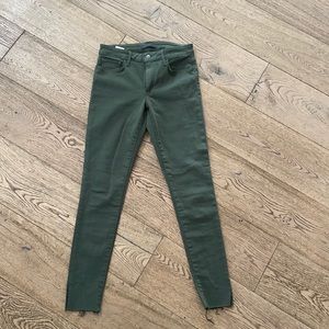Joe’s (green) jeans